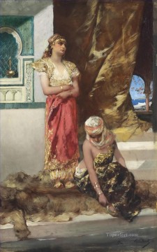 ハーレムの午後 ジャン・ジョセフ・ベンジャミン・コンスタン・アラベール Oil Paintings